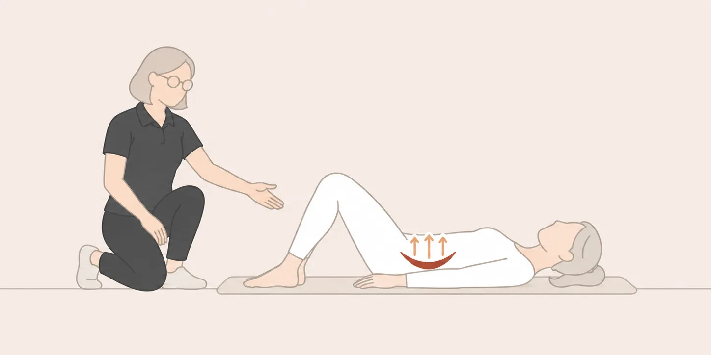 イラスト：トレーナーがマンツーマンで指導するセッションの様子