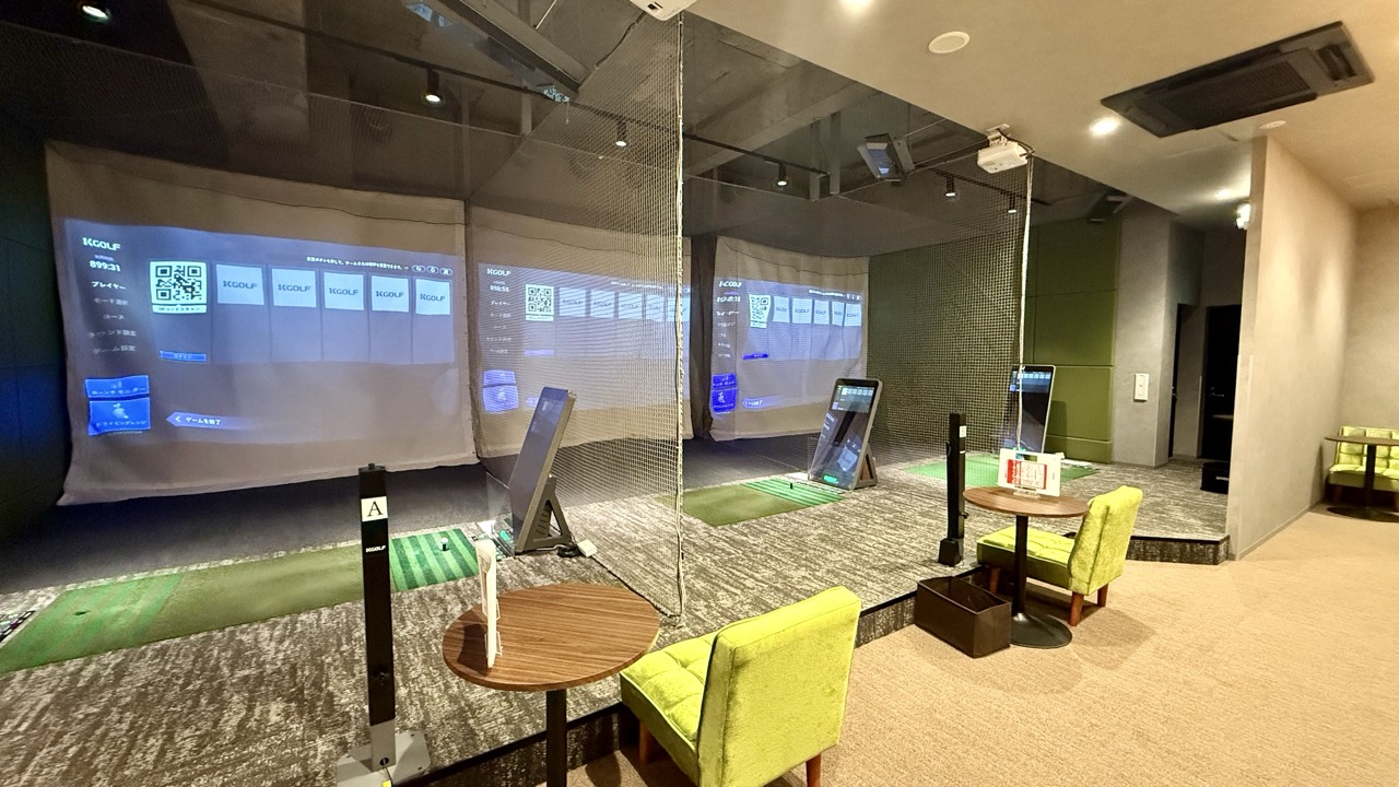 KGolf最新ゴルフシミュレーター完備 TACプレミアジム文京区